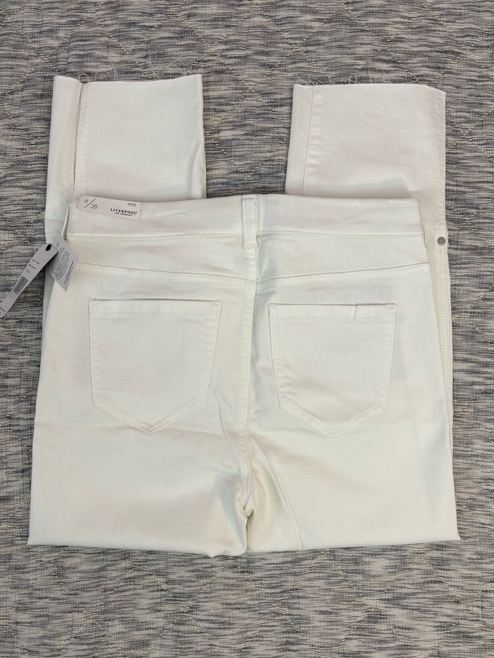 Liverpool The Glider Cropped Pull-On Jeans Sz 6/28 Petite NWT - - Picture 2 of 11